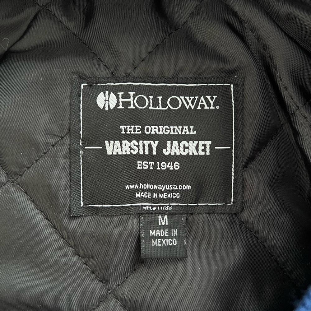 Ethika Monogram Blue Varsity Jacket - Picture 4 of 4